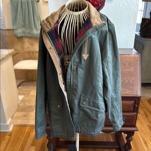 Legendary whitetails, saddle, jacket Green Jacket with Plaid Lining